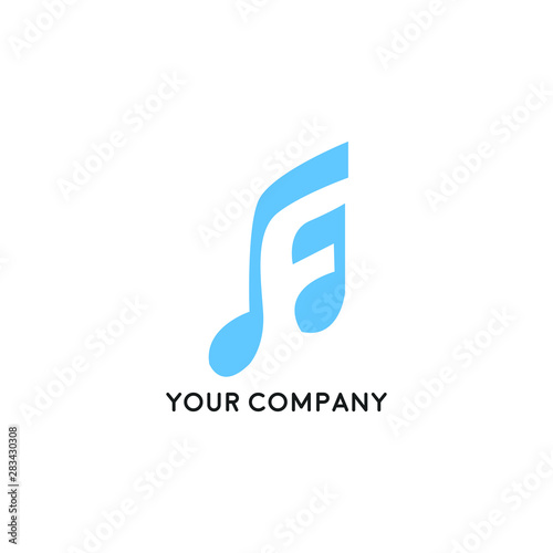 Free Download Music Beats simple logo template, vector illustration icon element - Vector illustration, Music store - GFXLoad