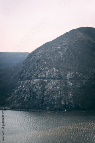 mountains in winter