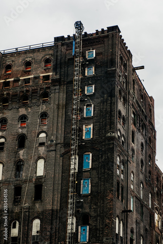 Domino Park in Brooklyn, Williamsburg, Old sugar factory,