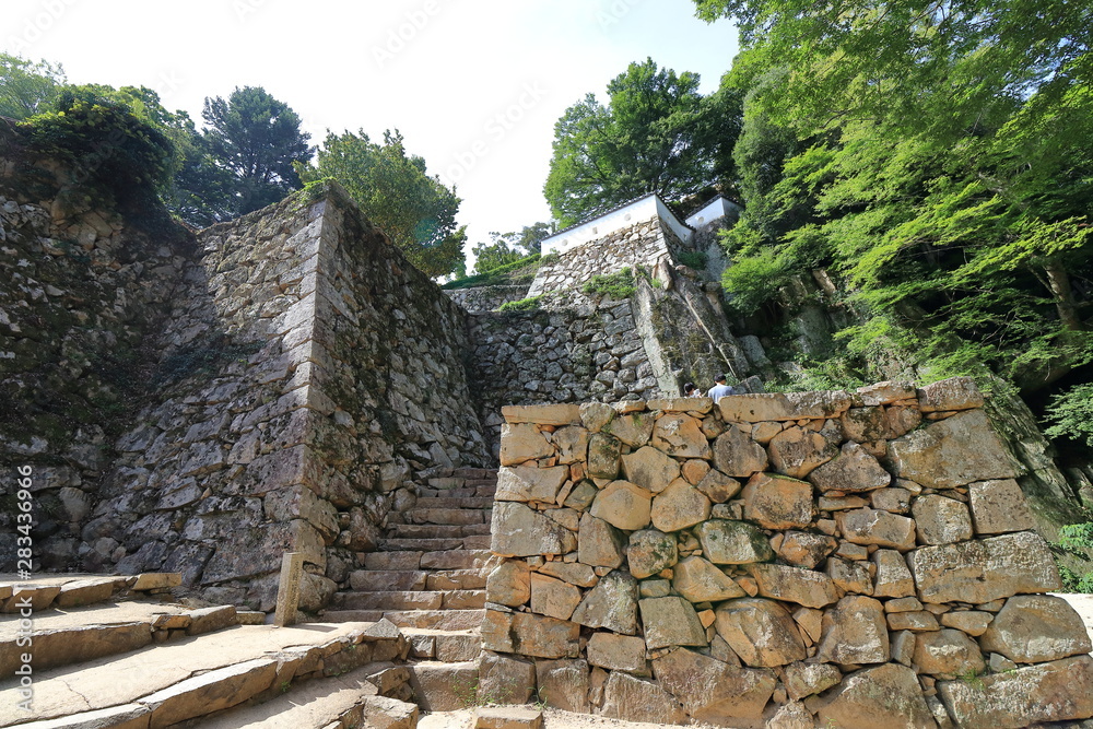 Bitchu matuyama castle in Takahasi city in Japan Bitchu matuyama castle in Takahasi city in Japan