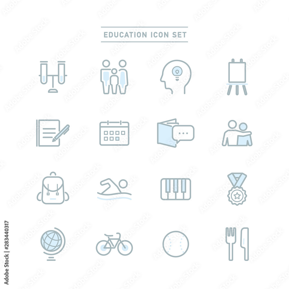 EDUCATION ICON SET EDUCATION ICON SET