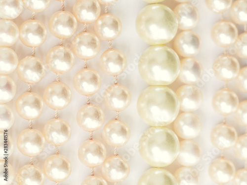 White pearls texture.