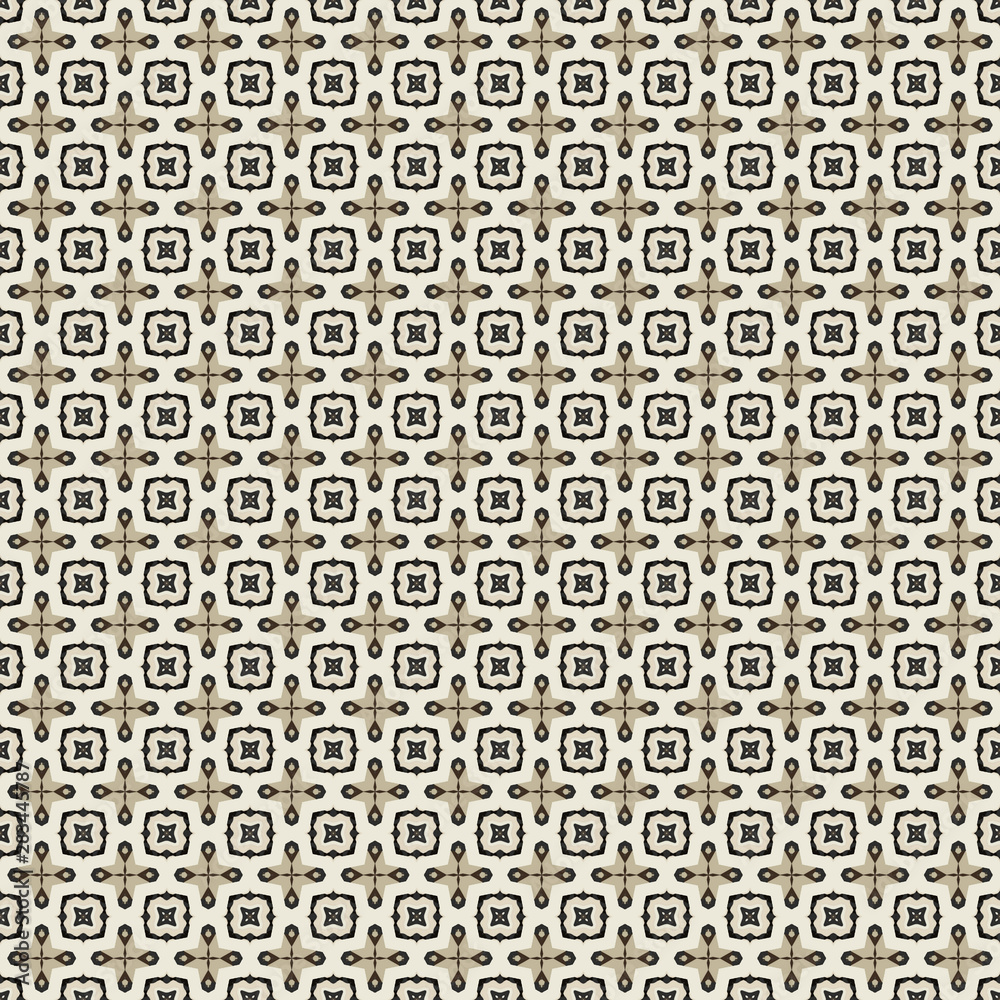 Black and Ivory Ethnic Digital seamless pattern 5