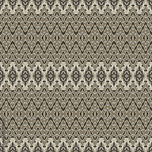 Black and Ivory Ethnic Digital seamless pattern 9