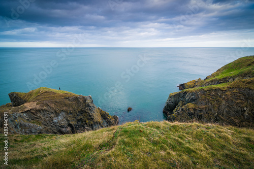 Coast of Howth near Dublin in Ireland at dusk