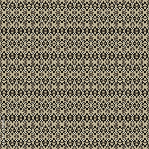 Black and Ivory Ethnic Digital seamless pattern 11