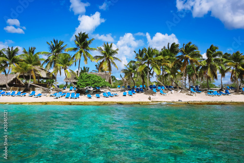 Karibik Palmen Strand © Patrick Aurednik