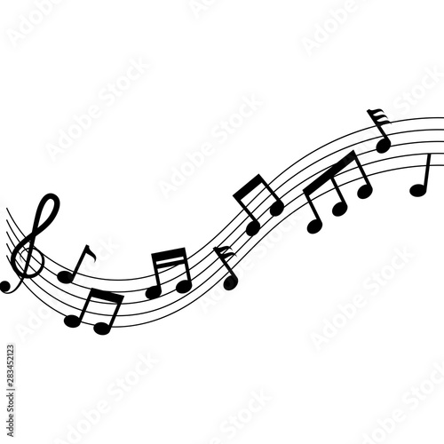 note music vector illustration