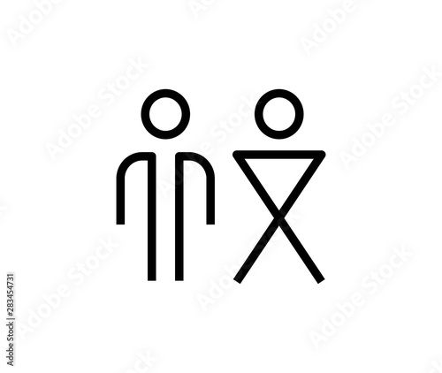 WC line icon