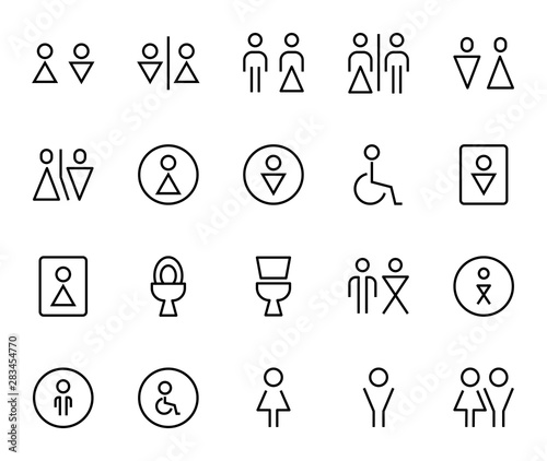 Line icon set
