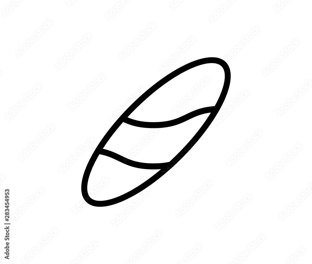 Surfing line icon Surfing line icon
