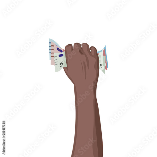 Hand mit Geld - Diversität