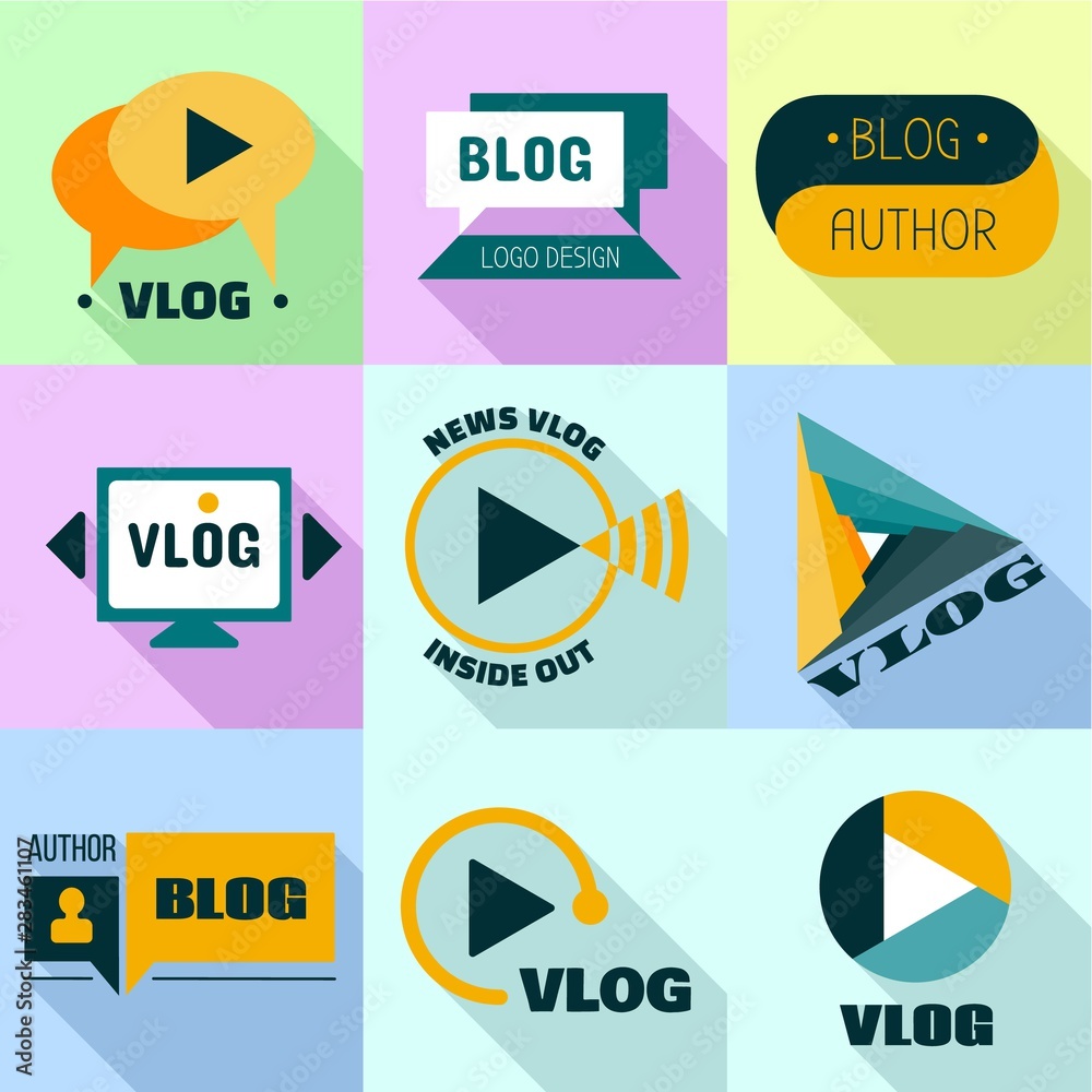 Vlogger Logo Stock Illustrations – 473 Vlogger Logo Stock Illustrations,  Vectors & Clipart - Dreamstime