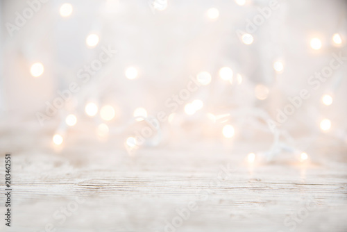 Defocused Christmas Lights Background