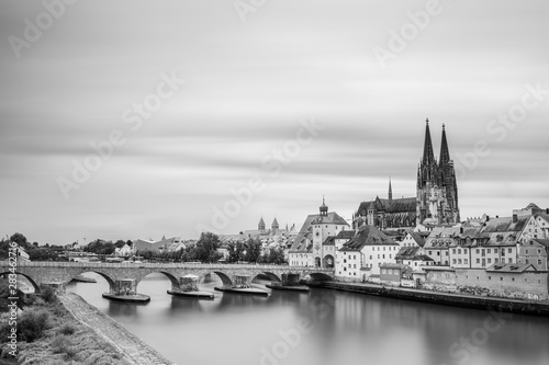 Regensburg, Steinerne Brücke overview