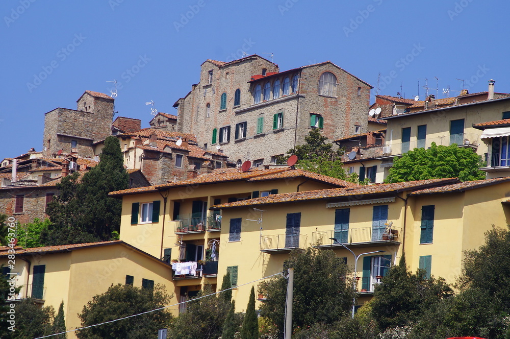 View of Cortona, Tuscany, Italy