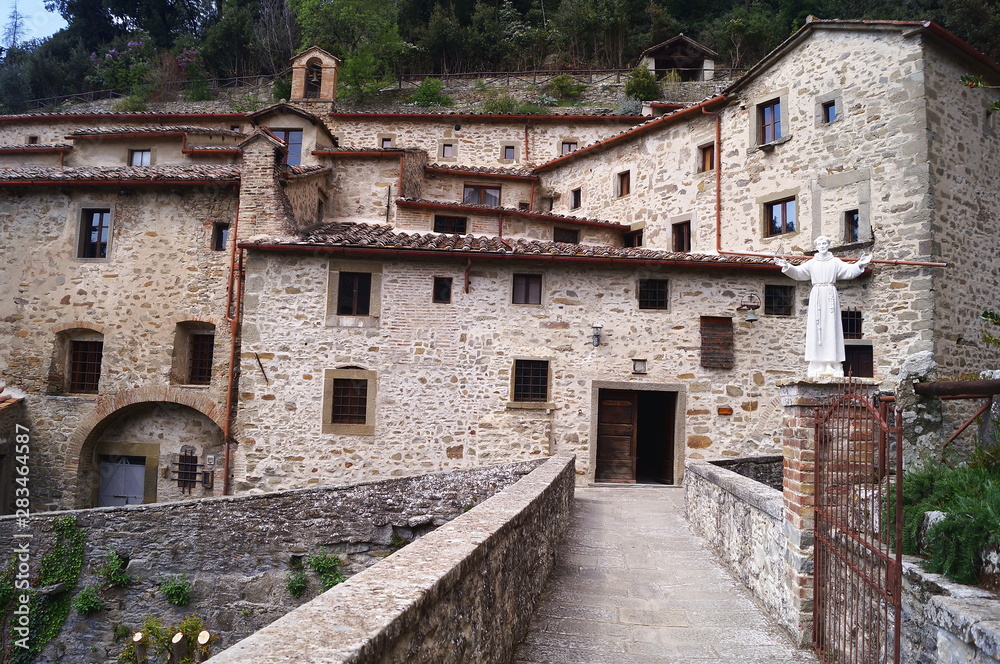 Le Celle Franciscan hermitage, Cortona, Tuscany, Italy