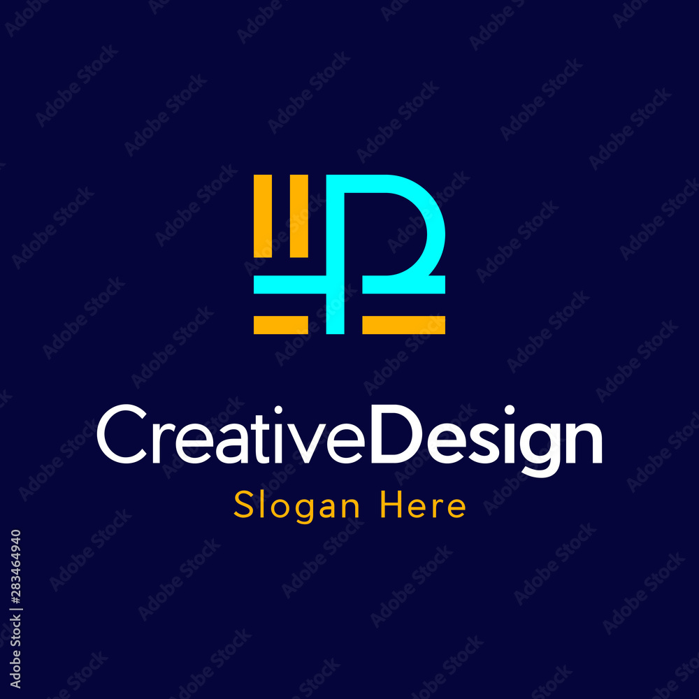 Premium vector abstract modern P letter logo design, Line letter P logotype. Premium vector abstract modern P letter logo design, Line letter P logotype.