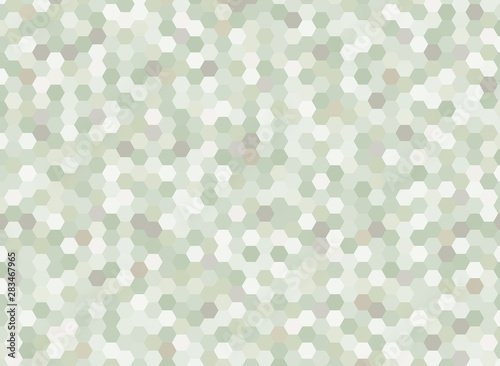 Green hexagonal abstract background design