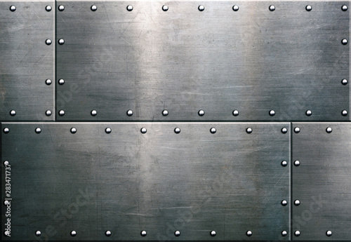 Grunge metal background, steel plate texture photo