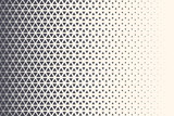 Triangle Vector Abstract Geometric Technology Background. Halftone Triangular Retro 80s Simple Pattern. Minimal Style Dynamic Tech Wallpaper