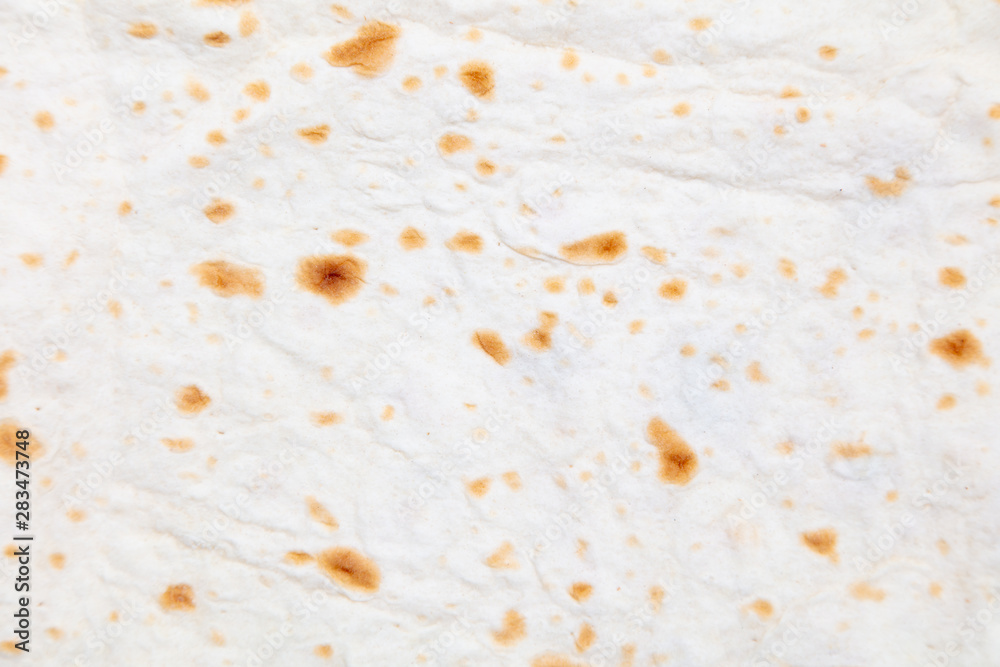 Pita bread as abstract background