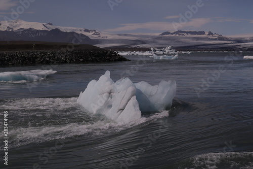 icebergs in iceland, 아이슬란드, 얼음, 빙하, 유빙