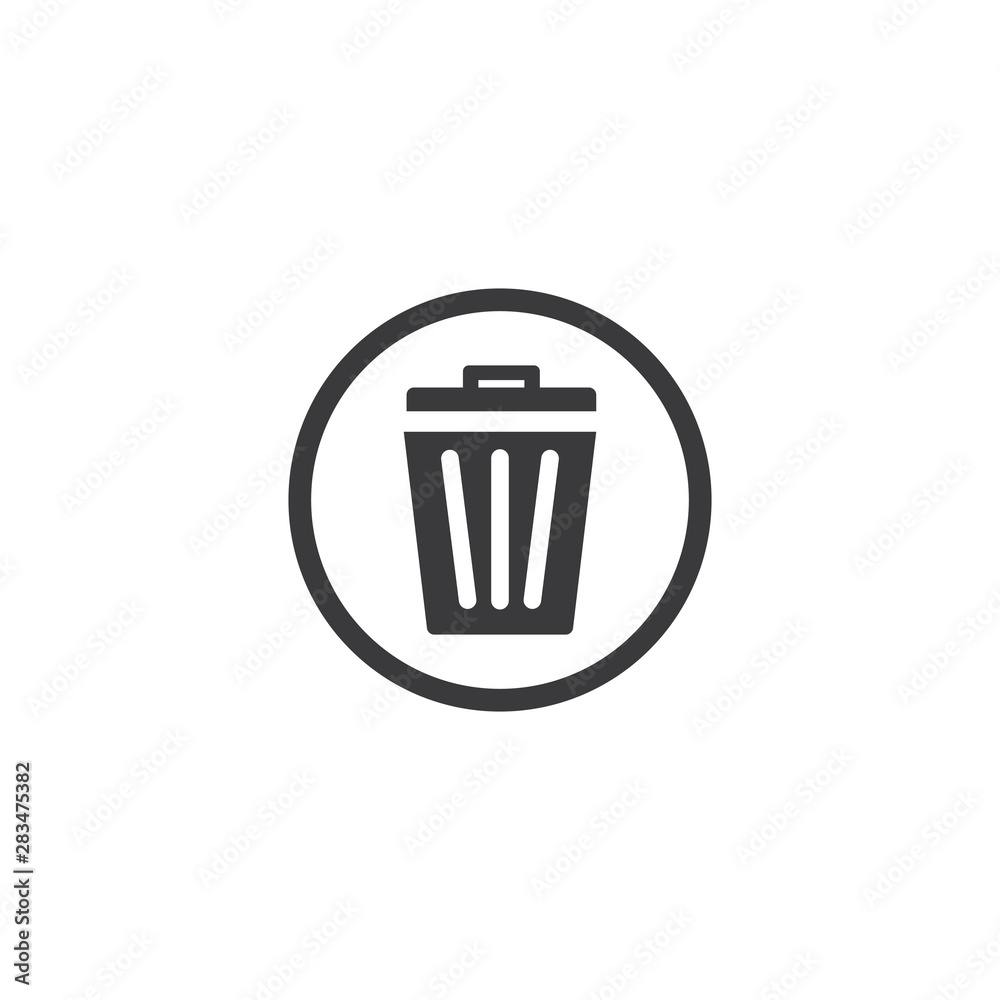 Trash basket icon