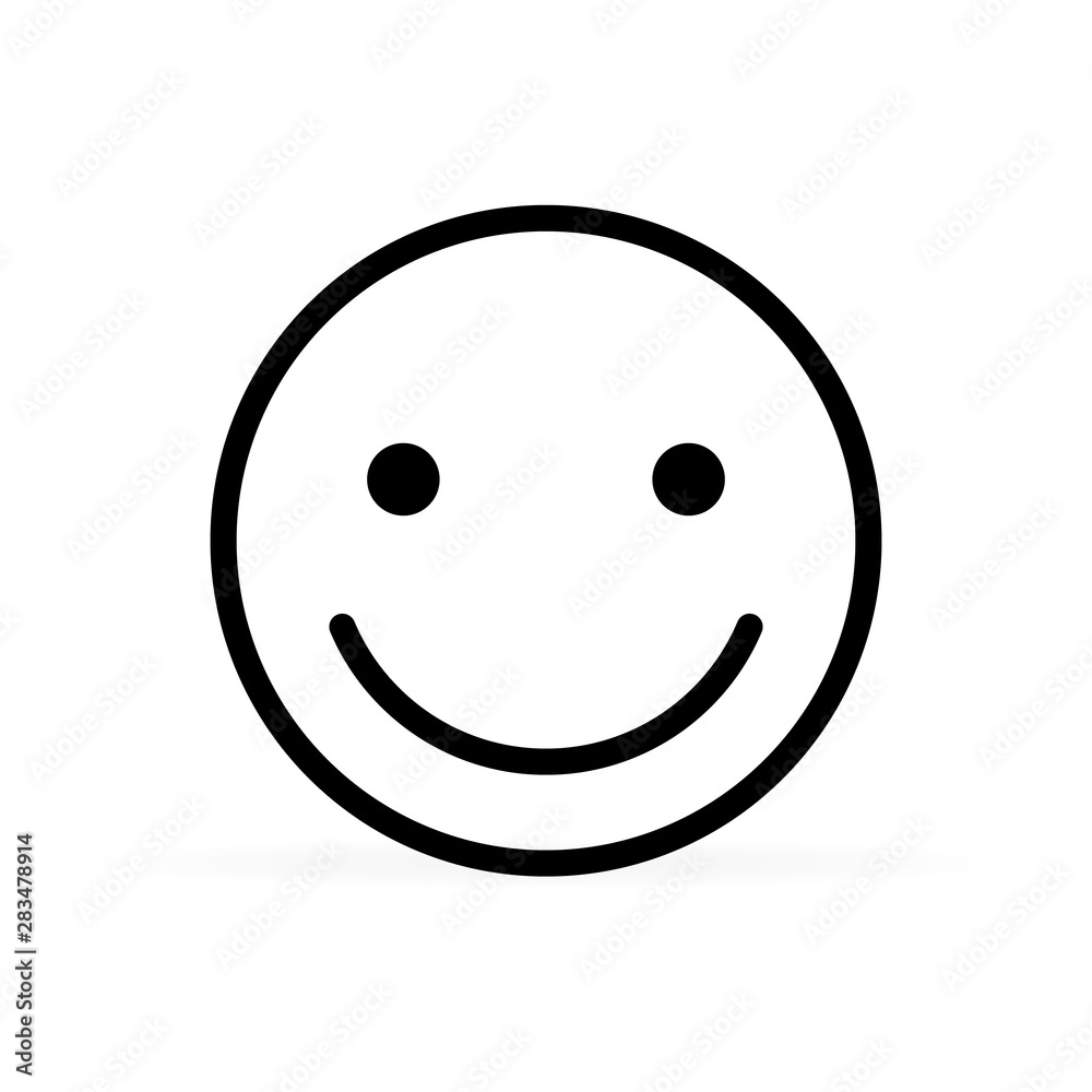 smile icon, circle design, vector illustration smile icon, circle design, vector illustration