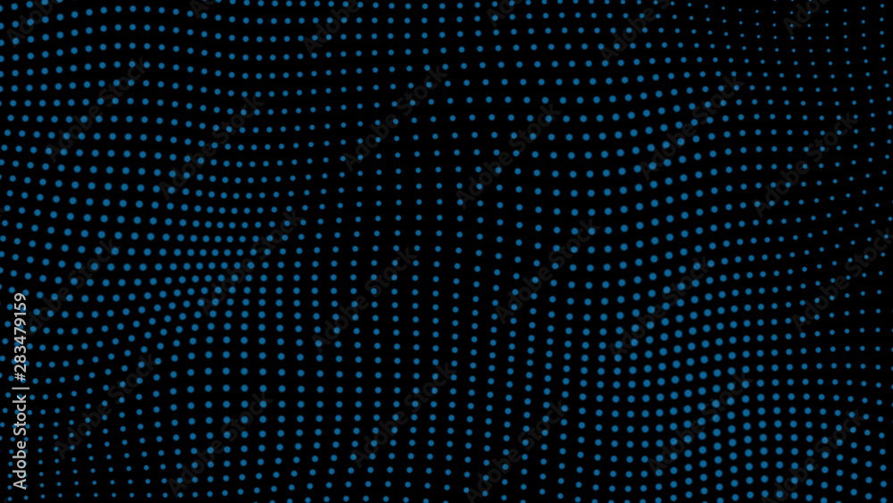Wave 3d. Wave of particles. Futuristic point wave Wave 3d. Wave of particles. Futuristic point wave
