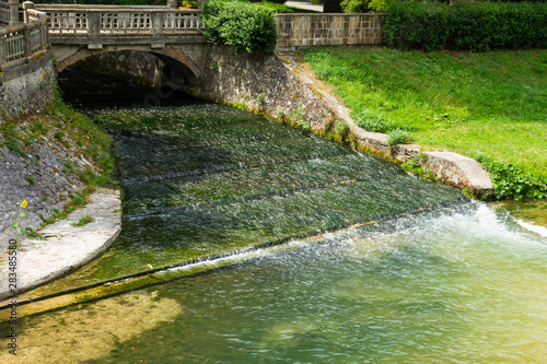 Tutto intorno a Pioraco paesino marchigiano in Italia photo