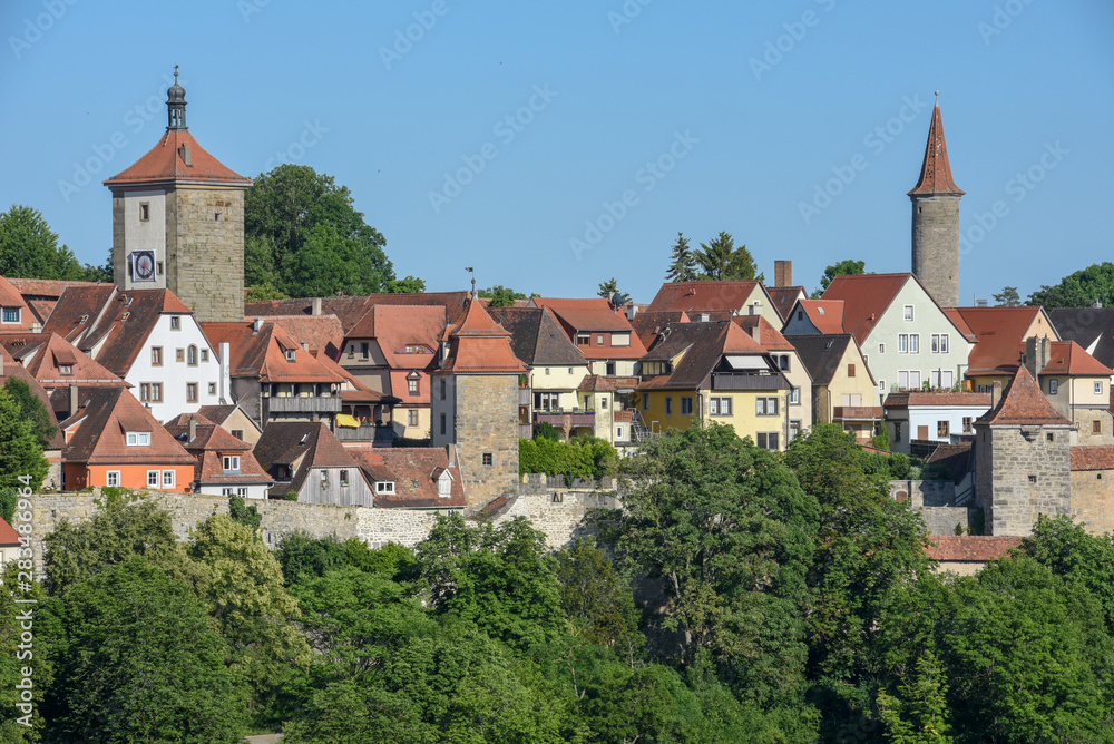Historical town of Rotenburg ob der Tauber, Germany