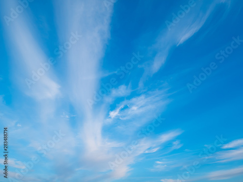 blue sky with beautiful clouds