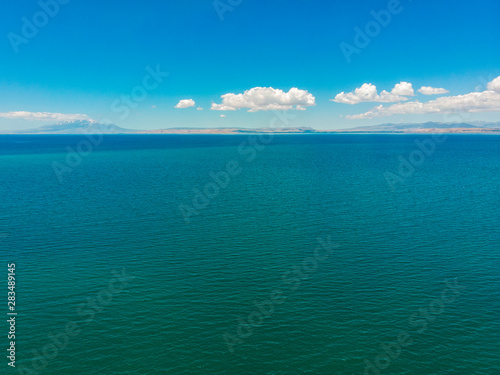 Wallpaper Mural Aerial view of Lake Van the largest lake in Turkey, lies in the far east of that country in the provinces of Van and Bitlis. Crystal and clear waters. Torontodigital.ca