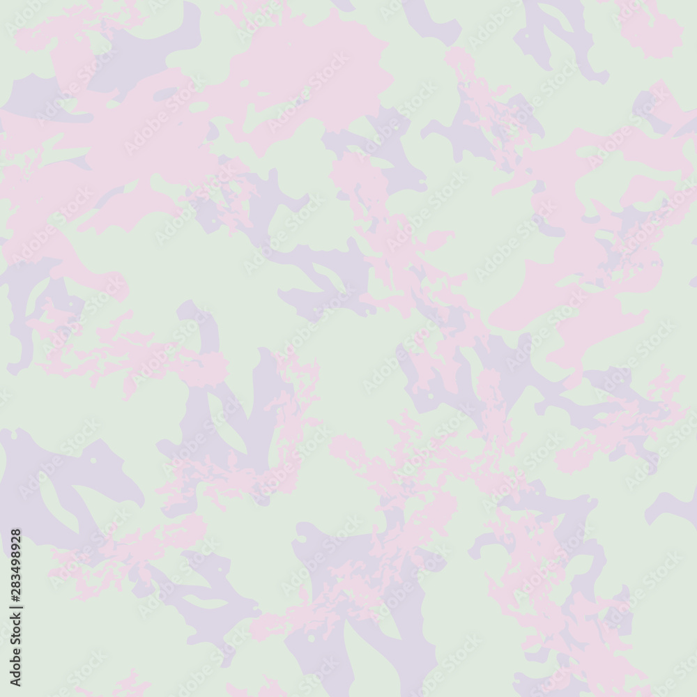 UFO camouflage of various shades of pink, blue and violet colors UFO camouflage of various shades of pink, blue and violet colors