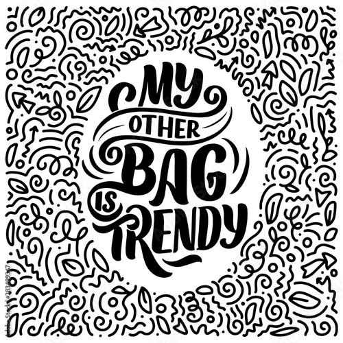 Eco bag print for cloth des...