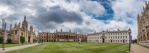 Kings college University and chapel in Cambridge, England