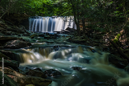 Waterfalls in Deep Shadows