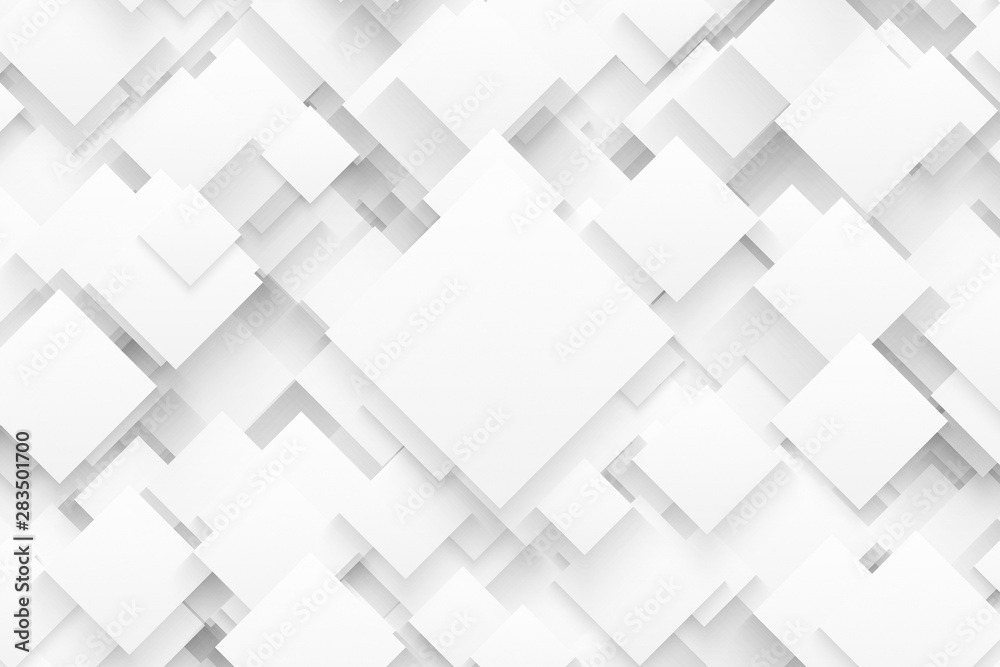 3D Render Science Technology Structure White Abstract Background. Ultra High Quality Wallpaper