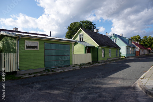 rue a Haapsalu, Estonie photo