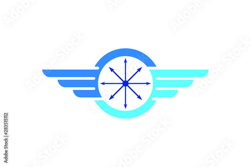 wings vector for icon, symbol or logo ready to use