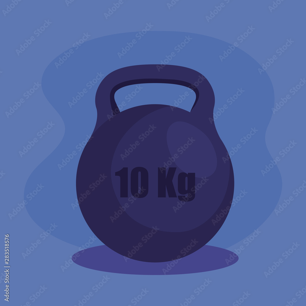 weight activity over purple background weight activity over purple background