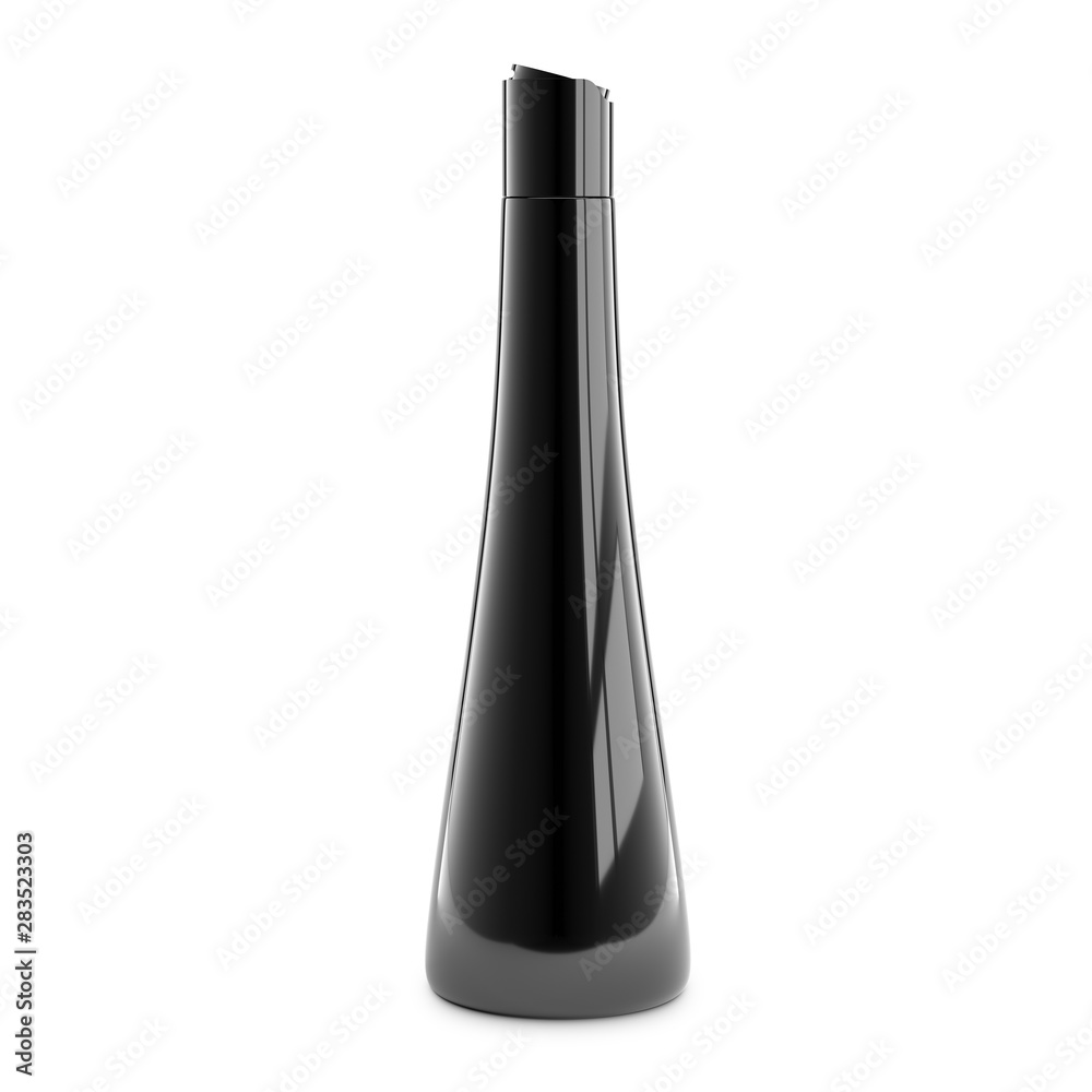 3d image bottle shampoo. 3d plastic capacity render. 3d image bottle shampoo. 3d plastic capacity render.