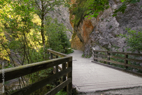 The wild romantic hiking trail  Kundler Klamm  - Tyrol  Austria