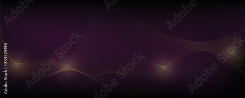 abstract waves dark background vector illustration EPS10