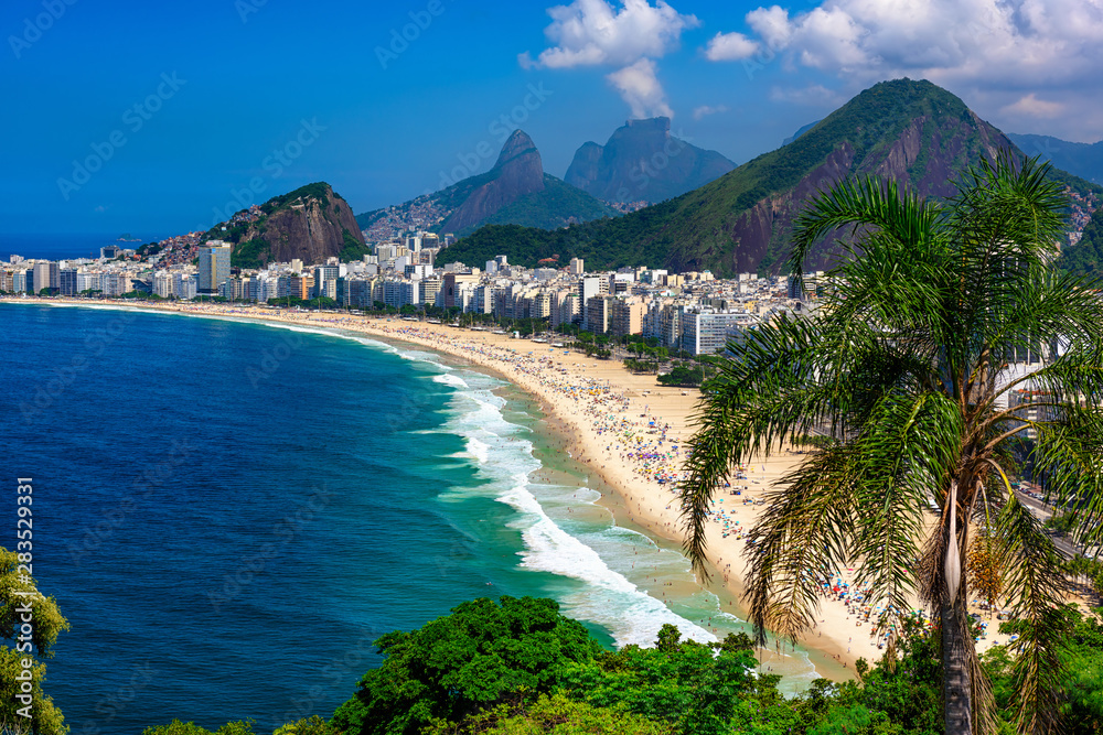 Fotografie, Obraz Copacabana beach in Rio de Janeiro, Brazil | Posters.cz