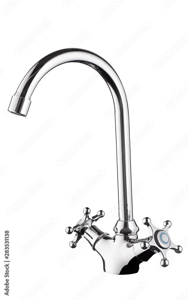 The kitchen mixer with cranes in the form of asterisks The kitchen mixer with cranes in the form of asterisks
