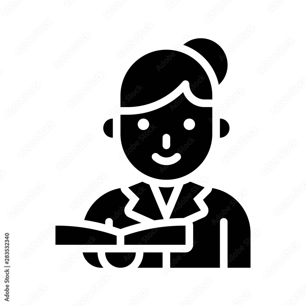 Teacher vector, Back to school solid style icon Teacher vector, Back to school solid style icon