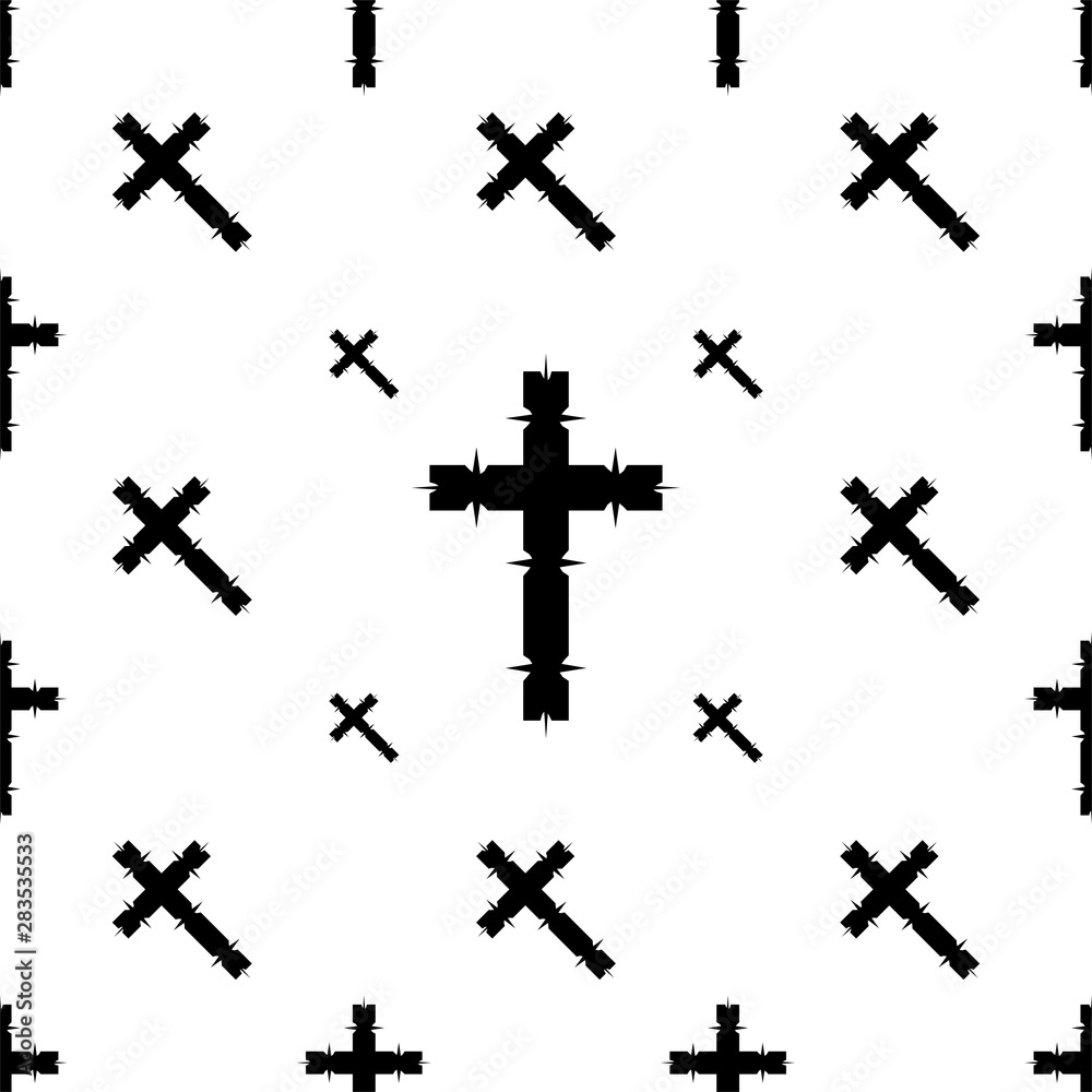 Christian Cross Seamless Pattern Christian Cross Seamless Pattern