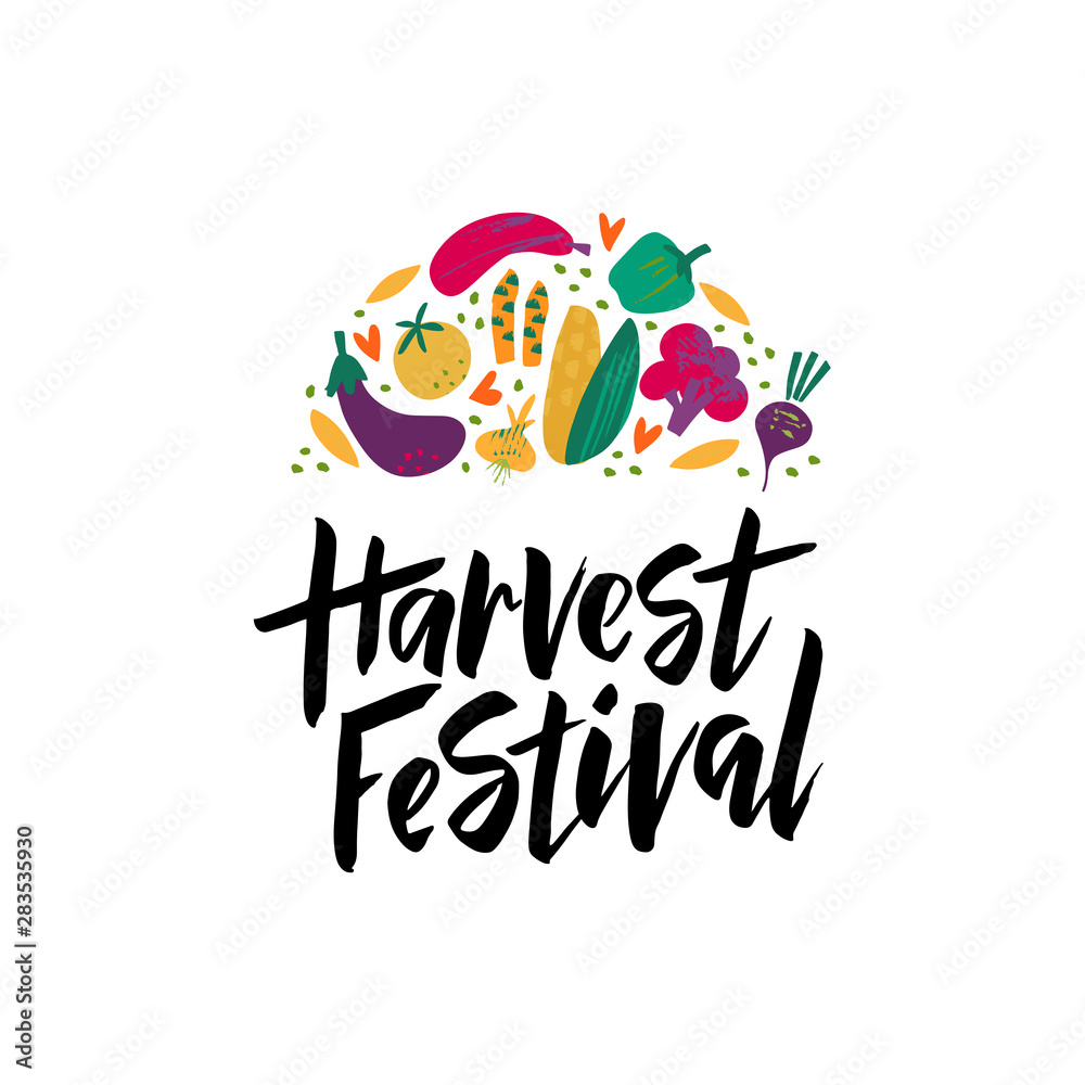 Autumn harvest festival flat vector banner template Autumn harvest festival flat vector banner template
